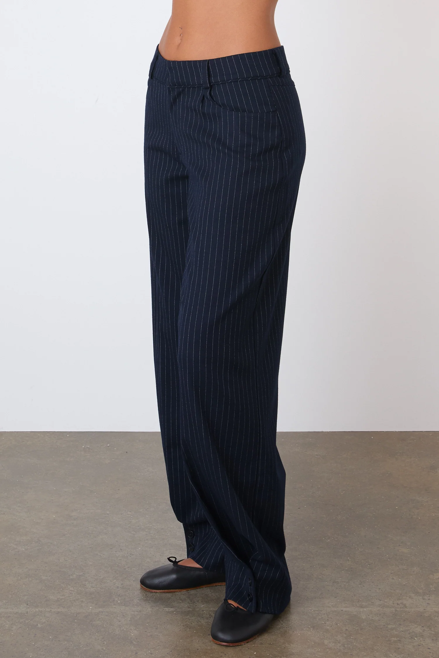 Bardot Trousers, Ink - Image 5