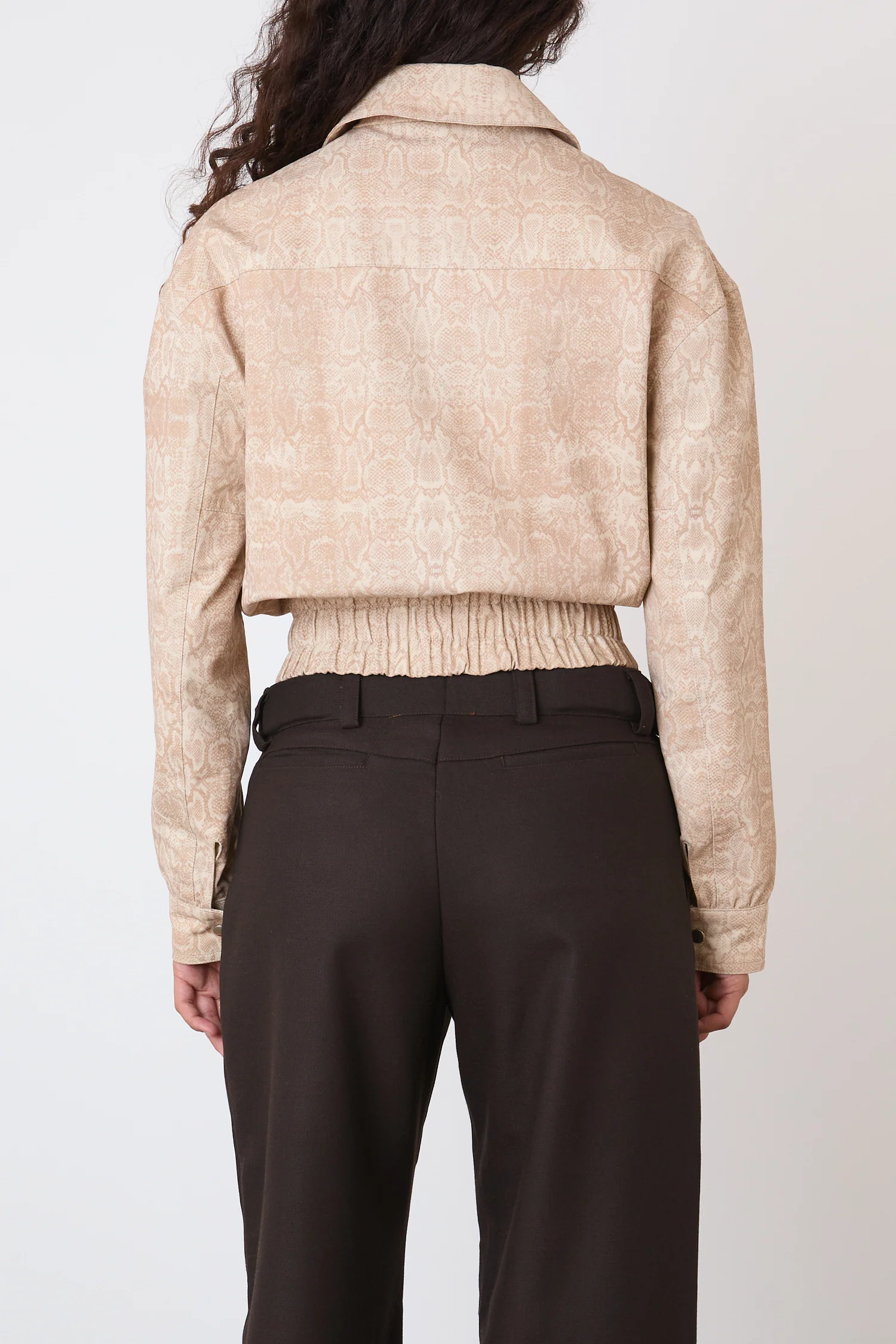 The Cicely Bomber Jacket, Sand Snake - Image 6