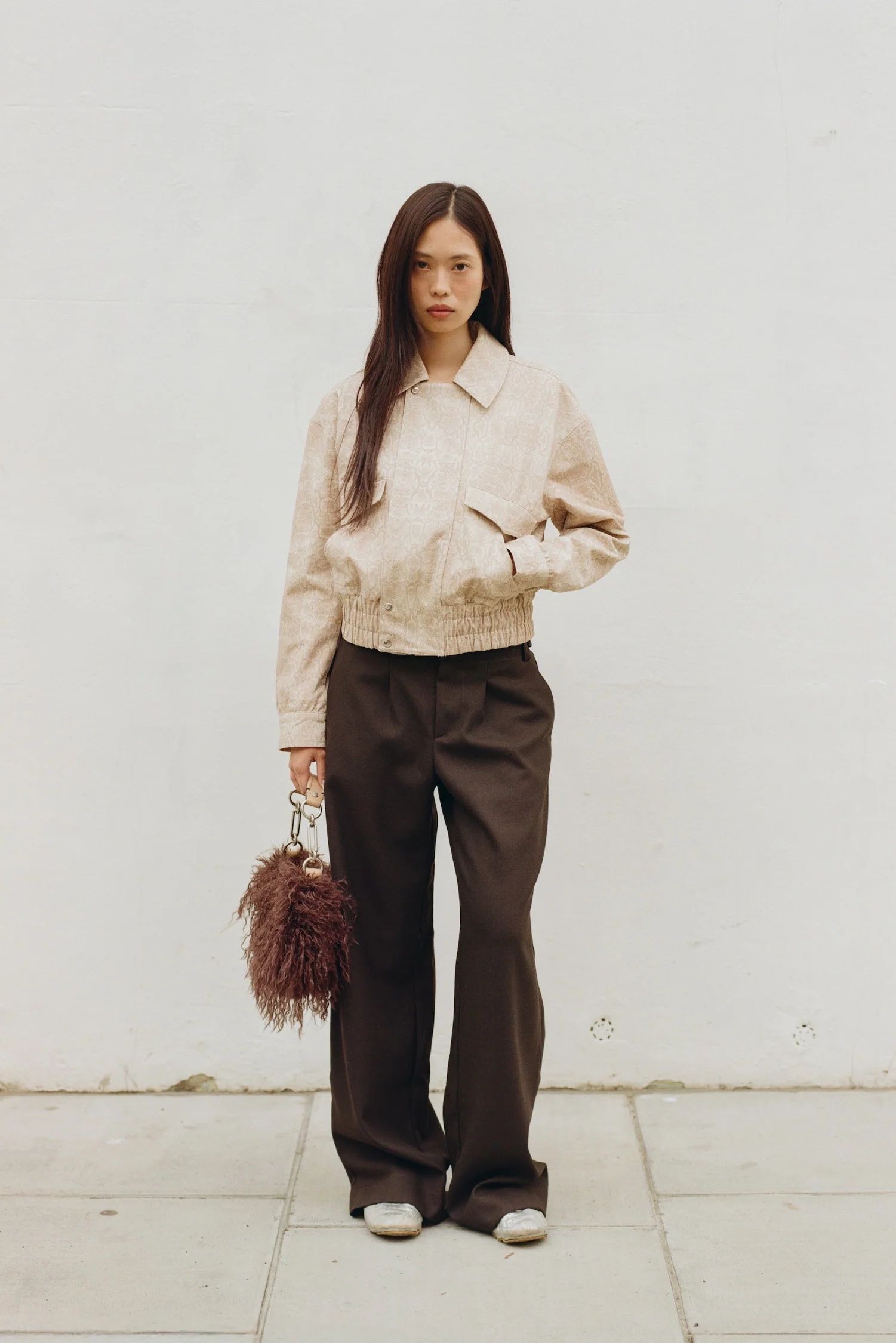 The Cicely Bomber Jacket, Sand Snake - Image 8