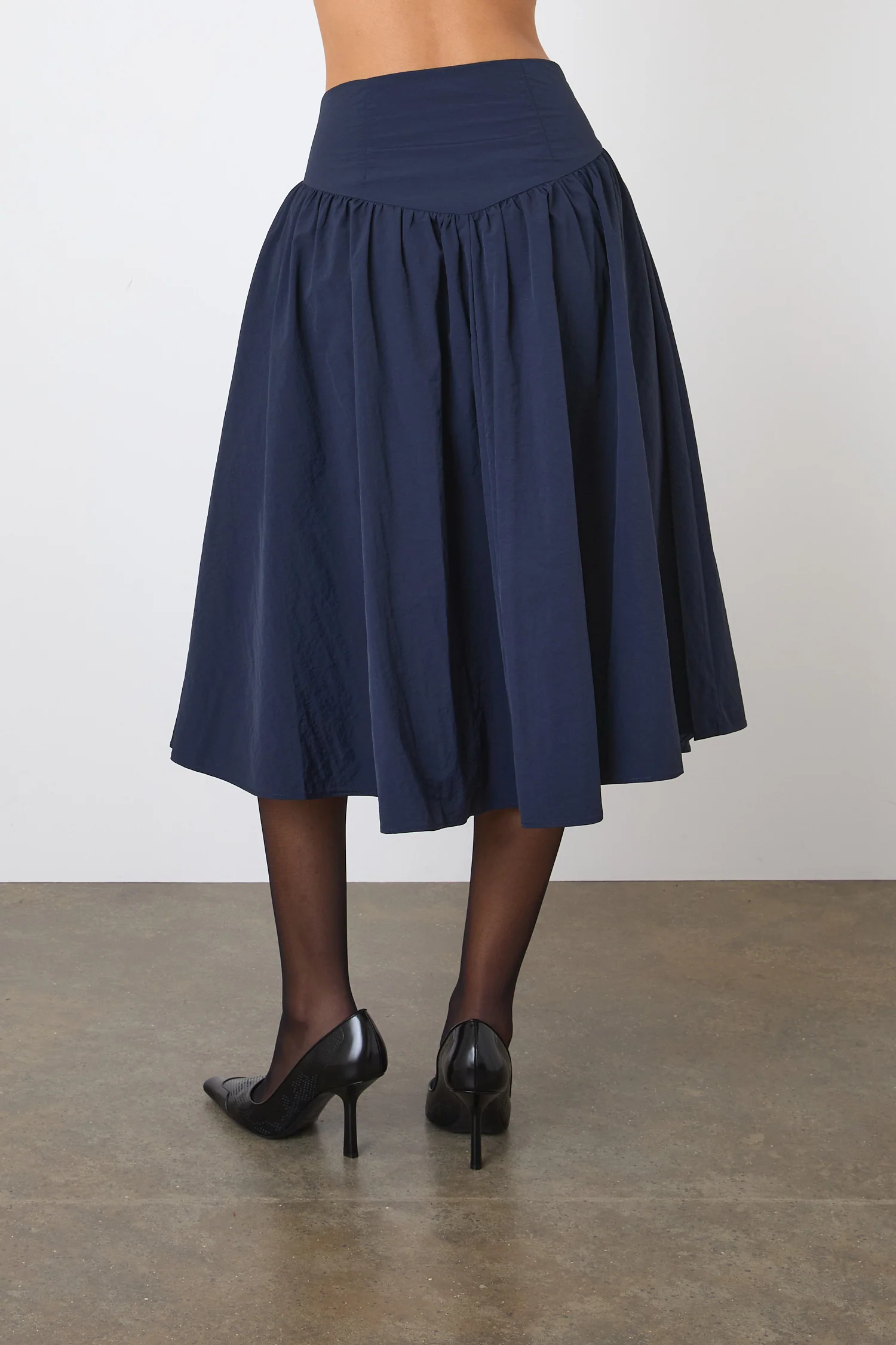 Deba Midi Skirt, Midnight - Image 8