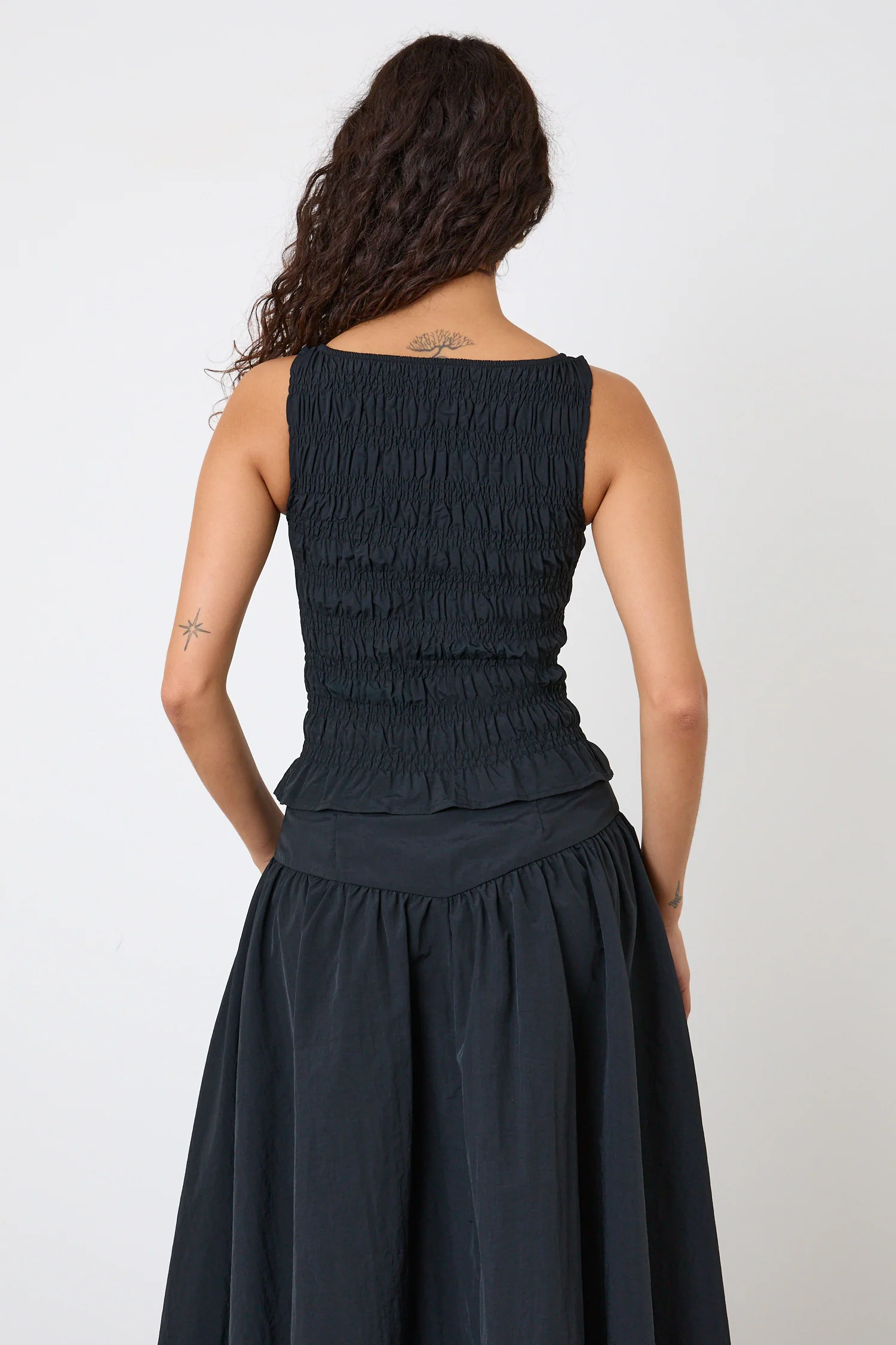 Deba Midi Skirt, Onyx - Image 7