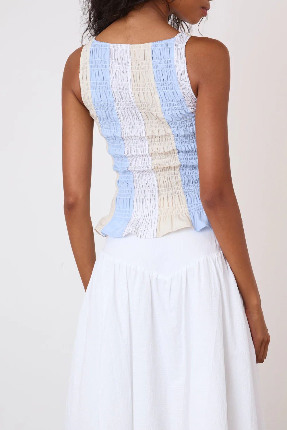 The Deba Stripe Top, Sea Glass - Image 4