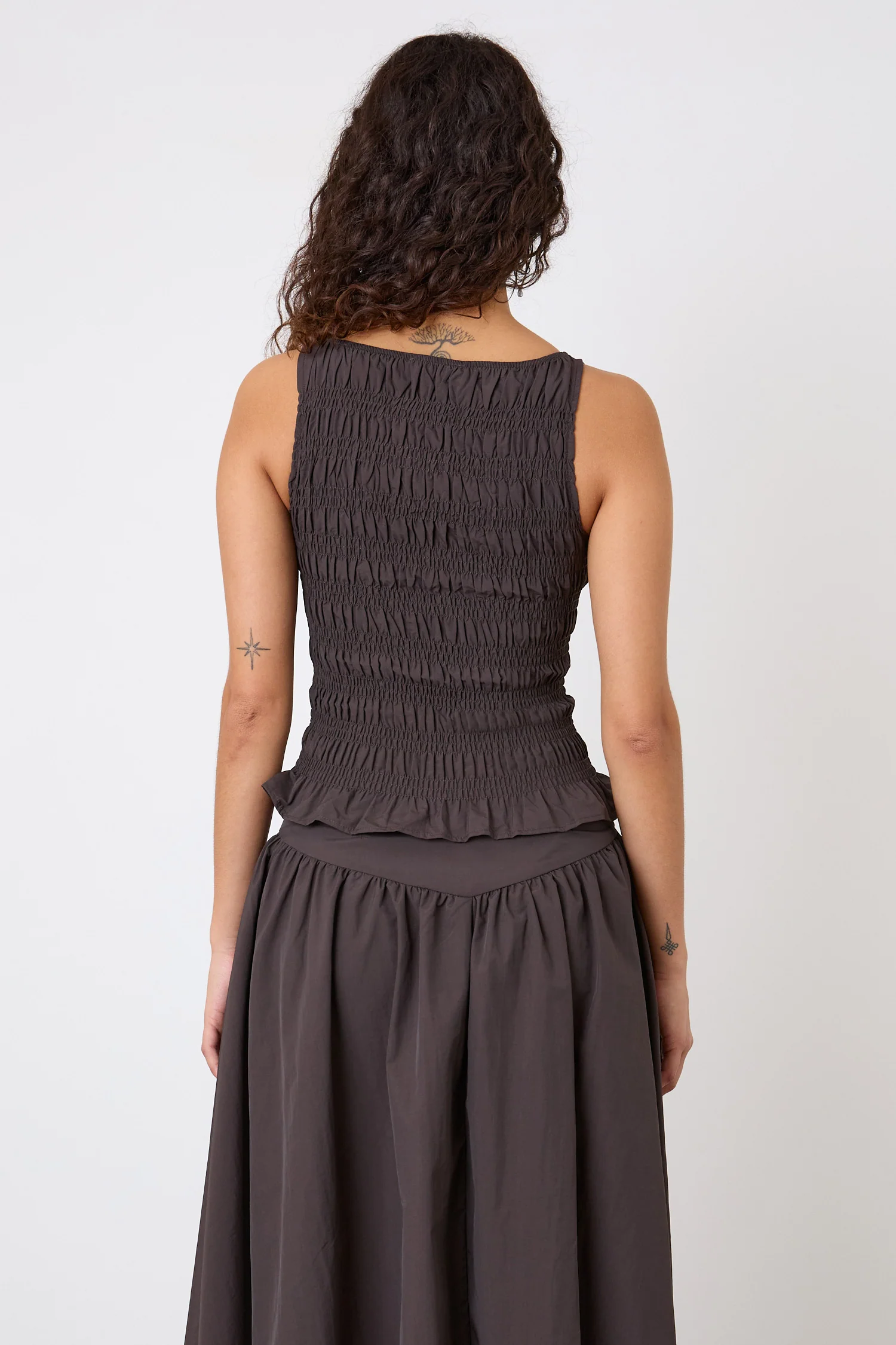 Deba Top, Chestnut | Liberty London Exclusive - Image 6