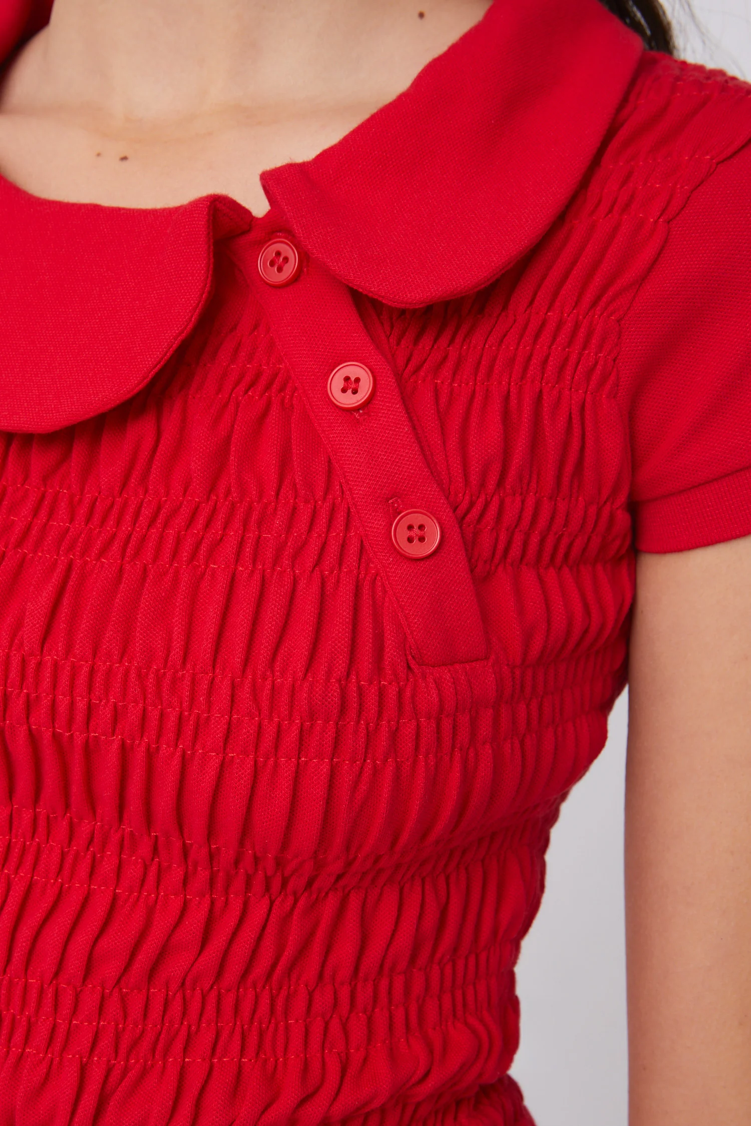 Ferdinand Polo Top, Tomato - Image 5