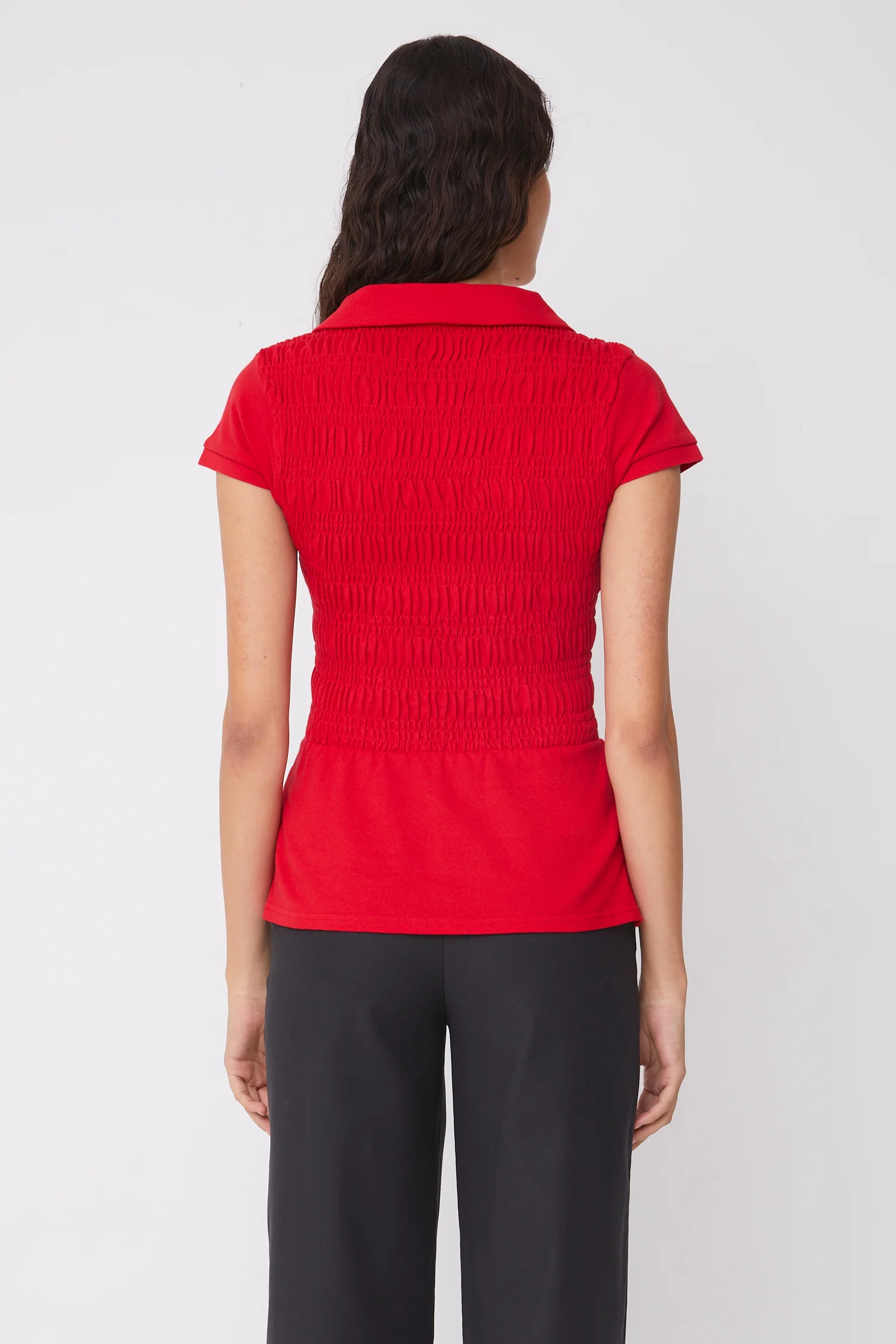 Ferdinand Polo Top, Tomato - Image 7