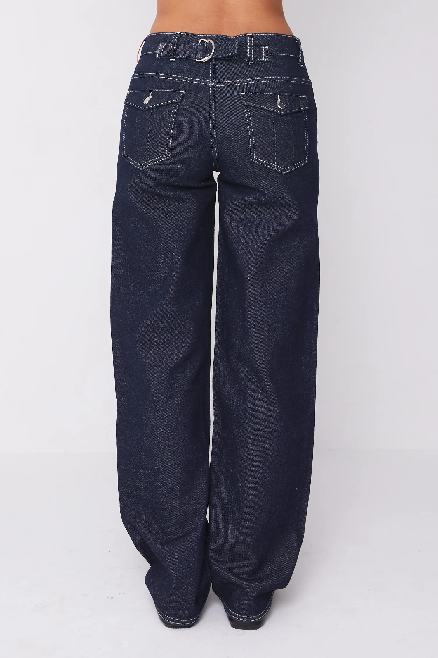 Joan Soft Barrel Jeans, Indigo Rinse - Image 4