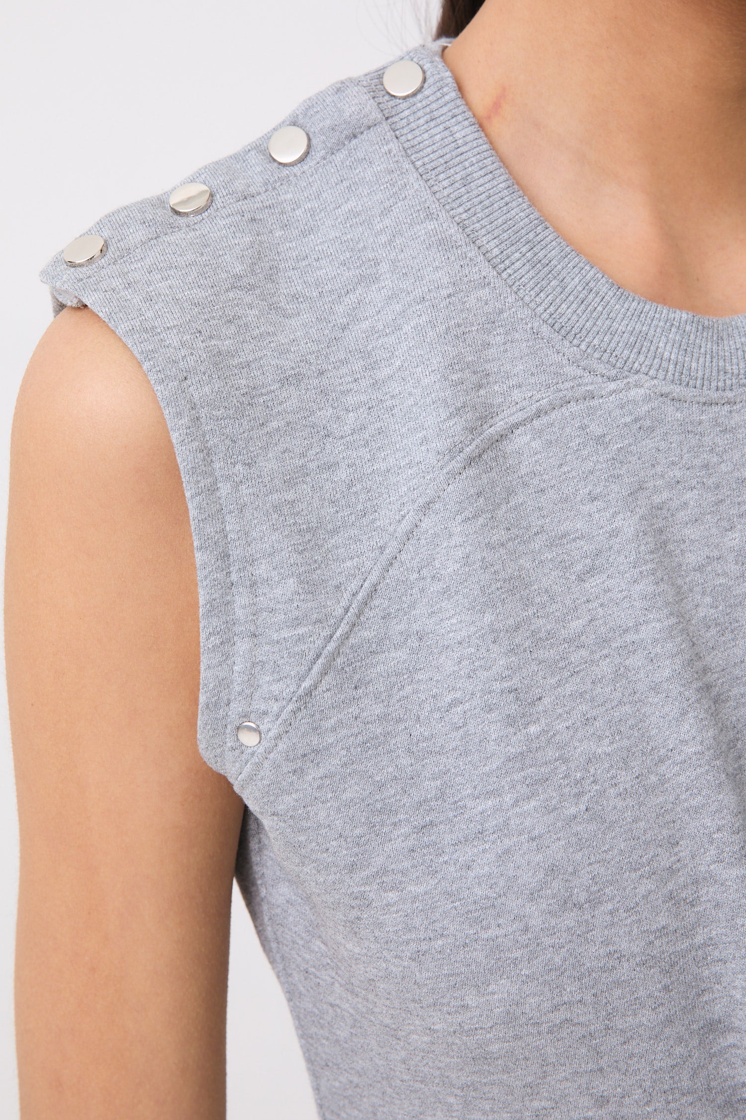 Joni Skort Dress, Grey Marl - Image 9