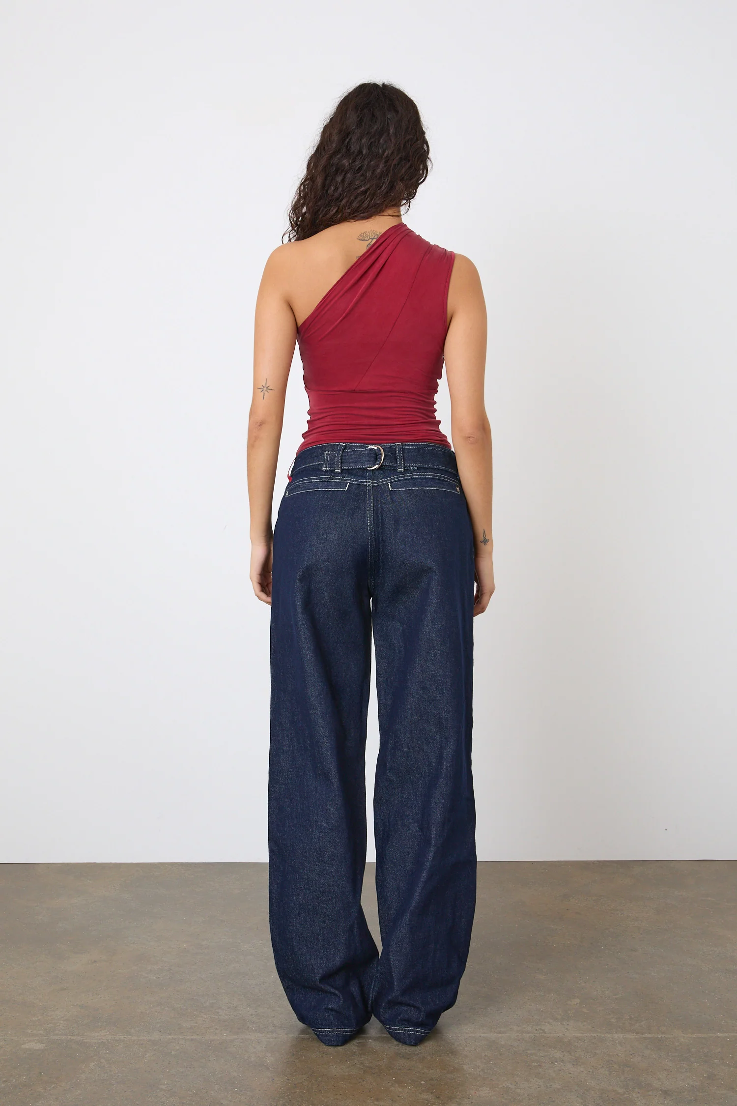 Kylie Asymmetric Top, Red Sandstone - Image 5