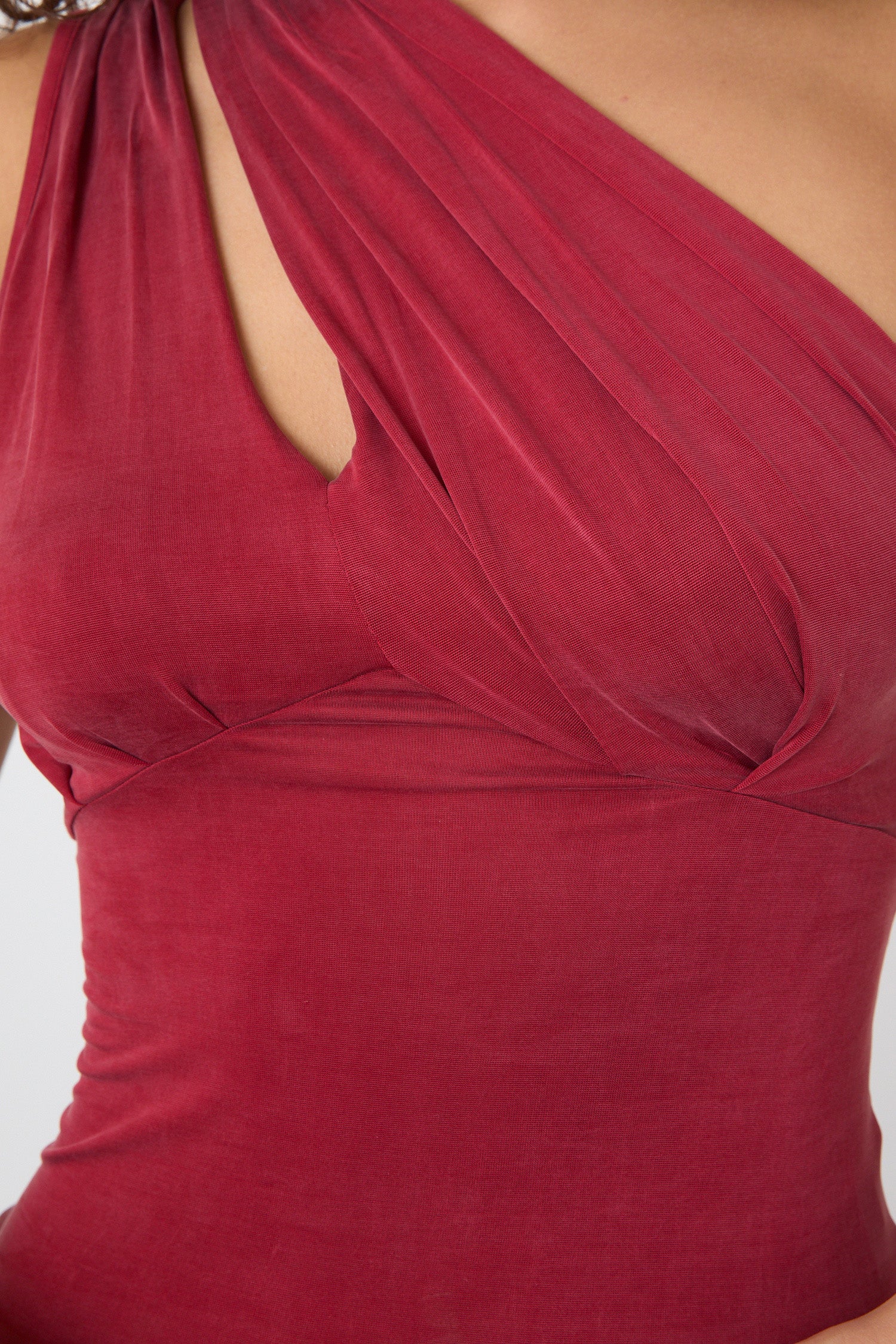 Kylie Asymmetric Top, Red Sandstone - Image 7