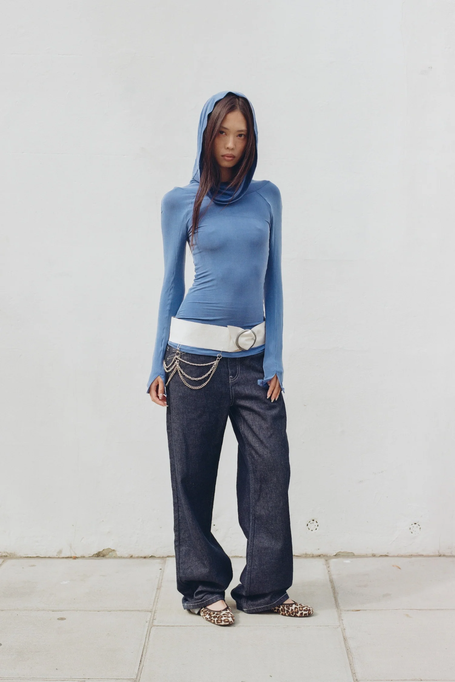 Kylie Cold Shoulder Top, Lapis - Image 10