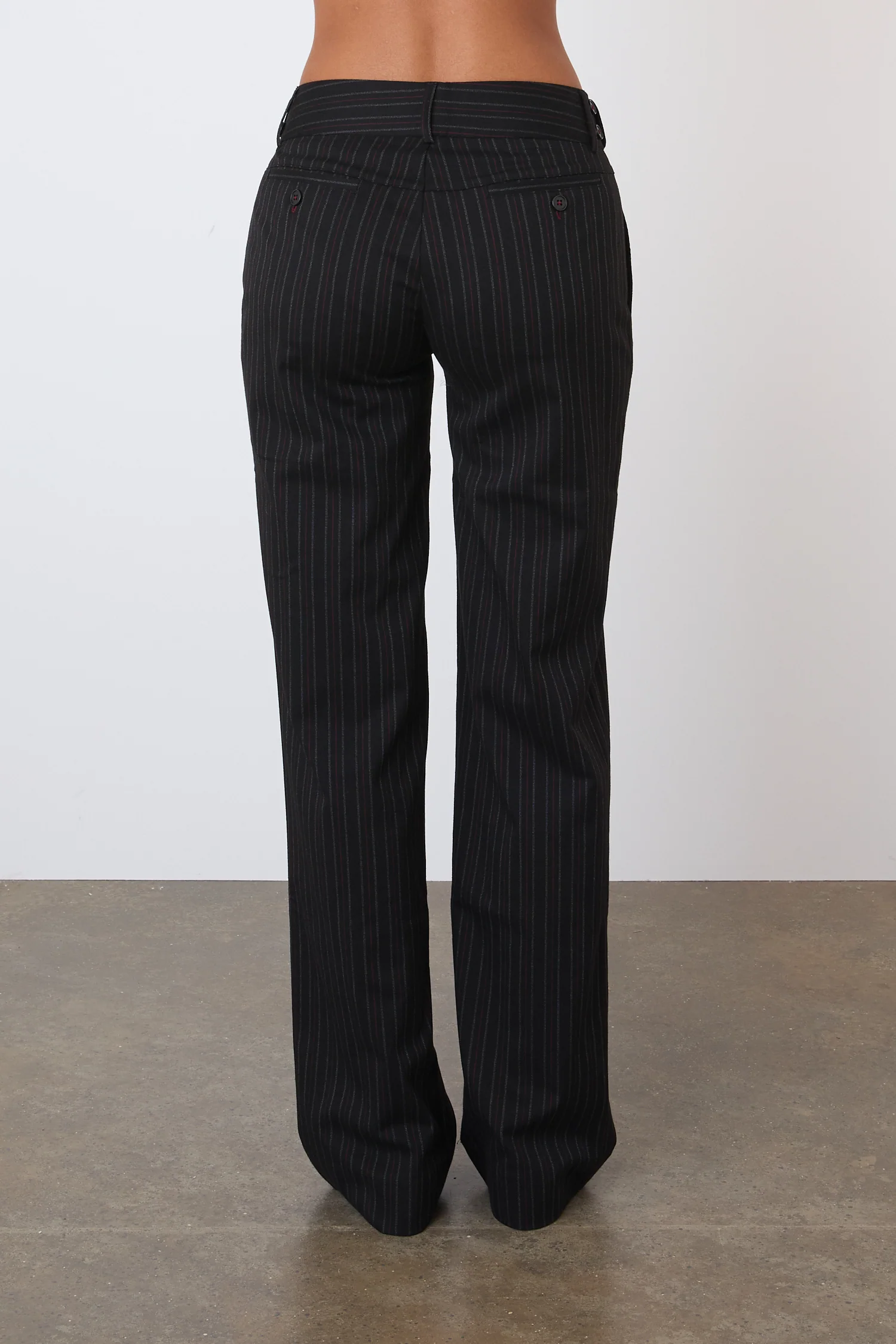 Lennox Straight Trousers, Lead - Image 4