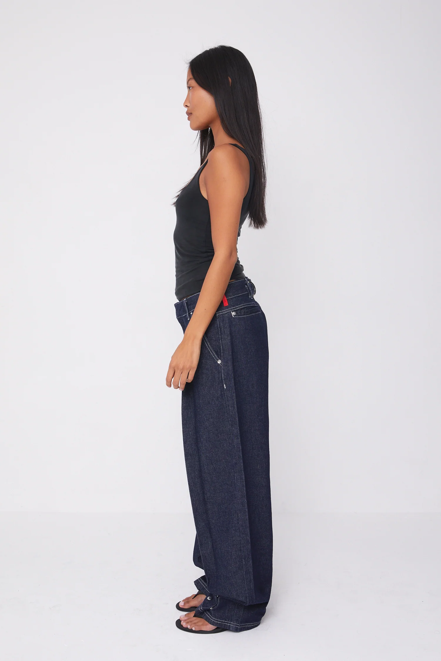 Lita Tailored Jeans, Indigo Rinse - Image 6