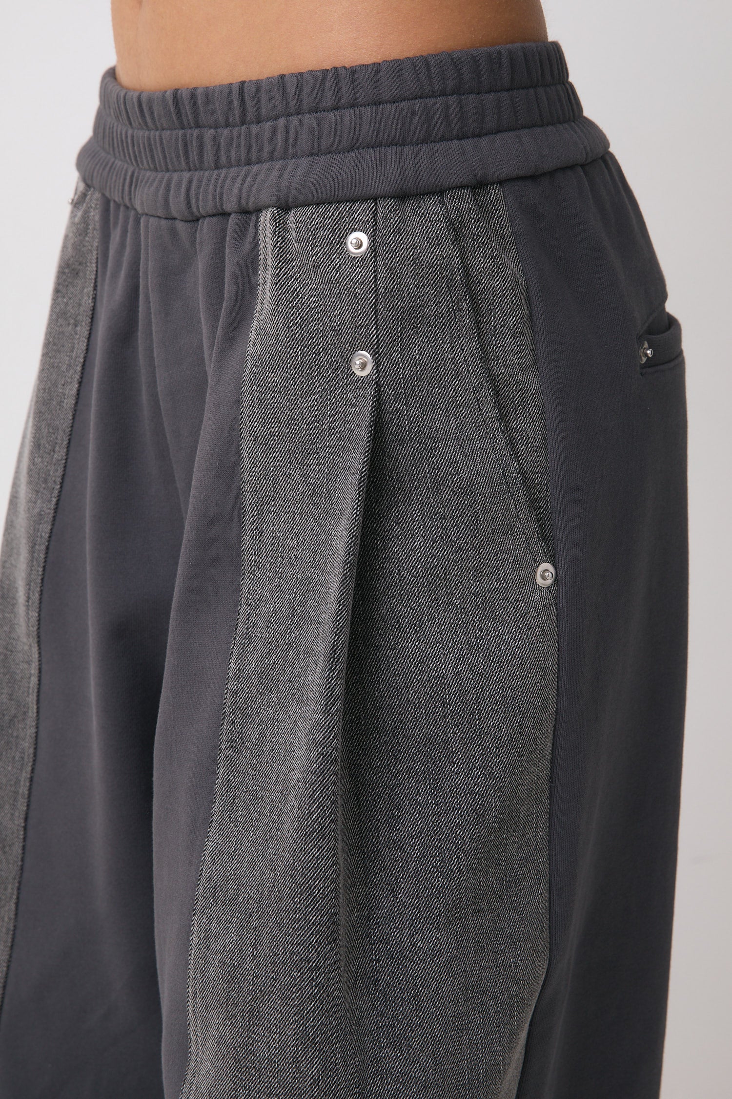 Mercy Track Trousers, Grey Marl - Image 4