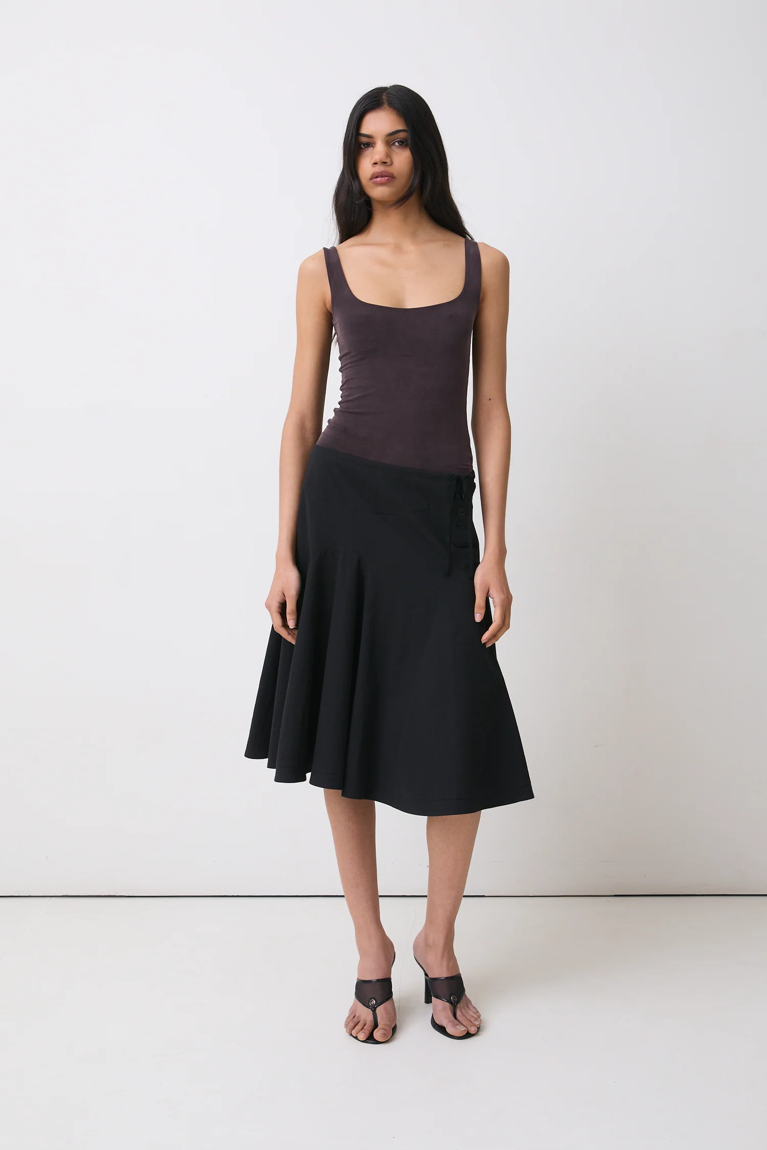 Missy Midi Skirt, Onyx - Image 3