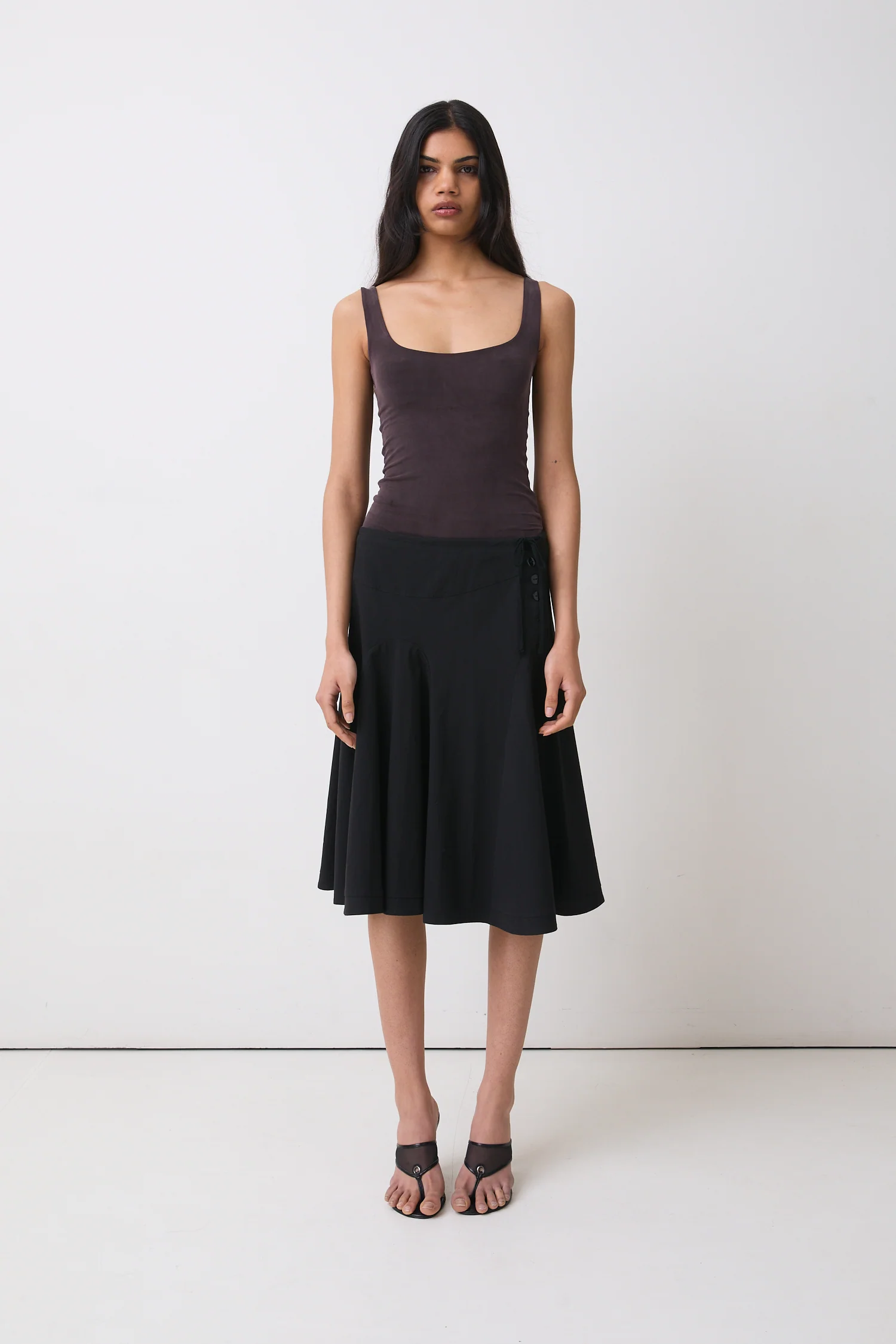 Missy Midi Skirt, Onyx - Image 5
