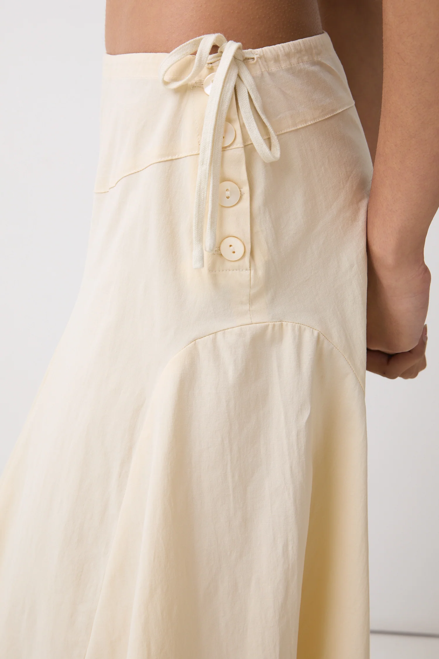 Missy Midi Skirt, Parchment - Image 3