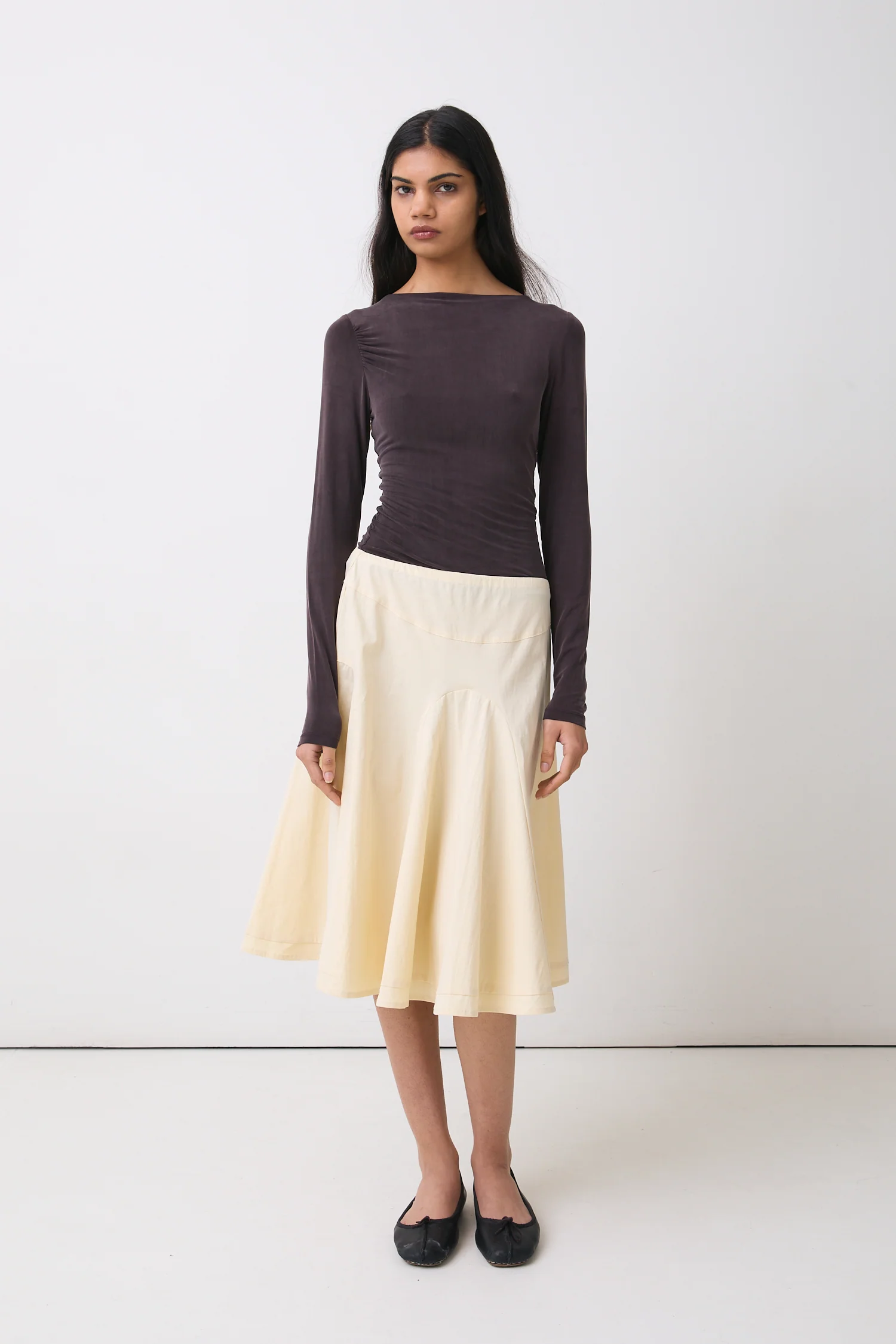 Missy Midi Skirt, Parchment - Image 4