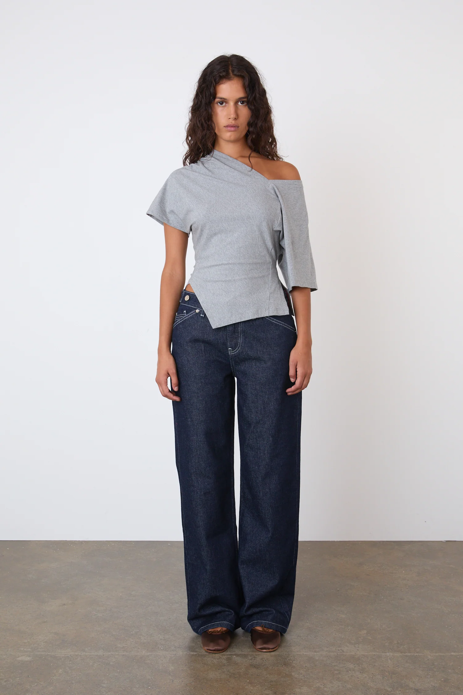 Nico Top, Grey Marl - Image 3