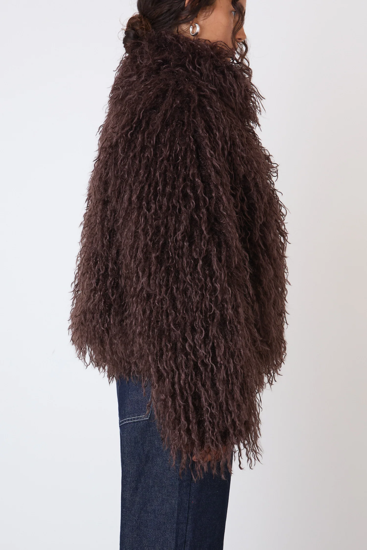 Patti Coat, Chocolate - Image 4