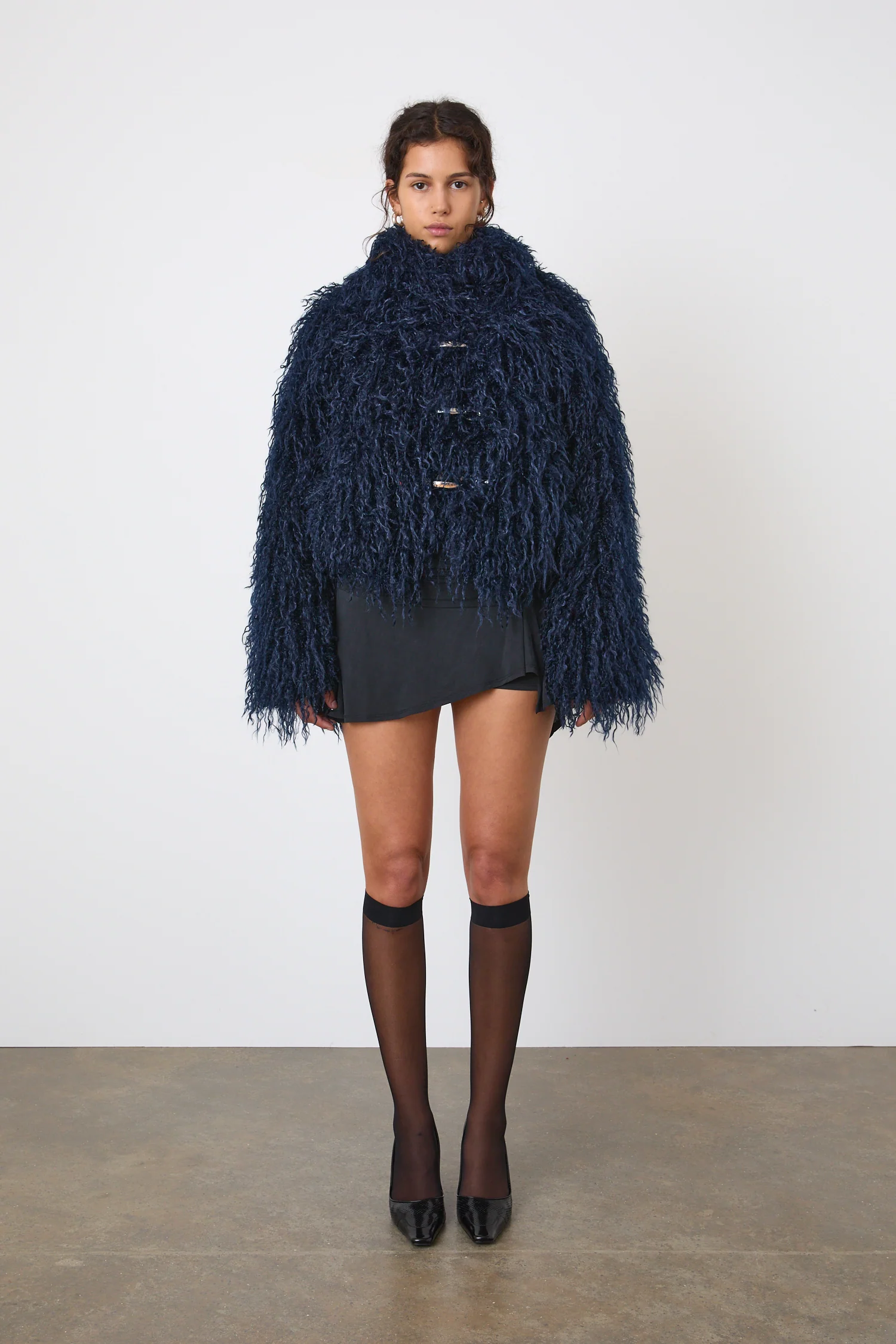 Patti Coat, Navy - Image 3