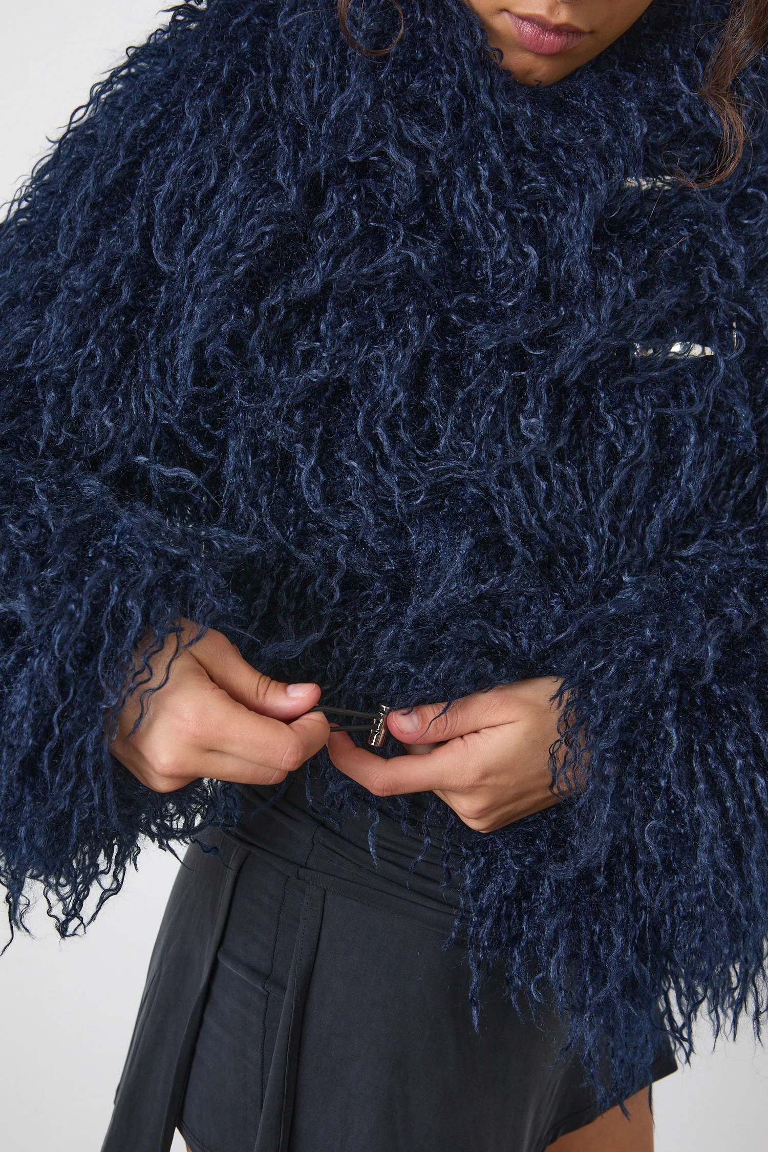Patti Coat, Navy - Image 5