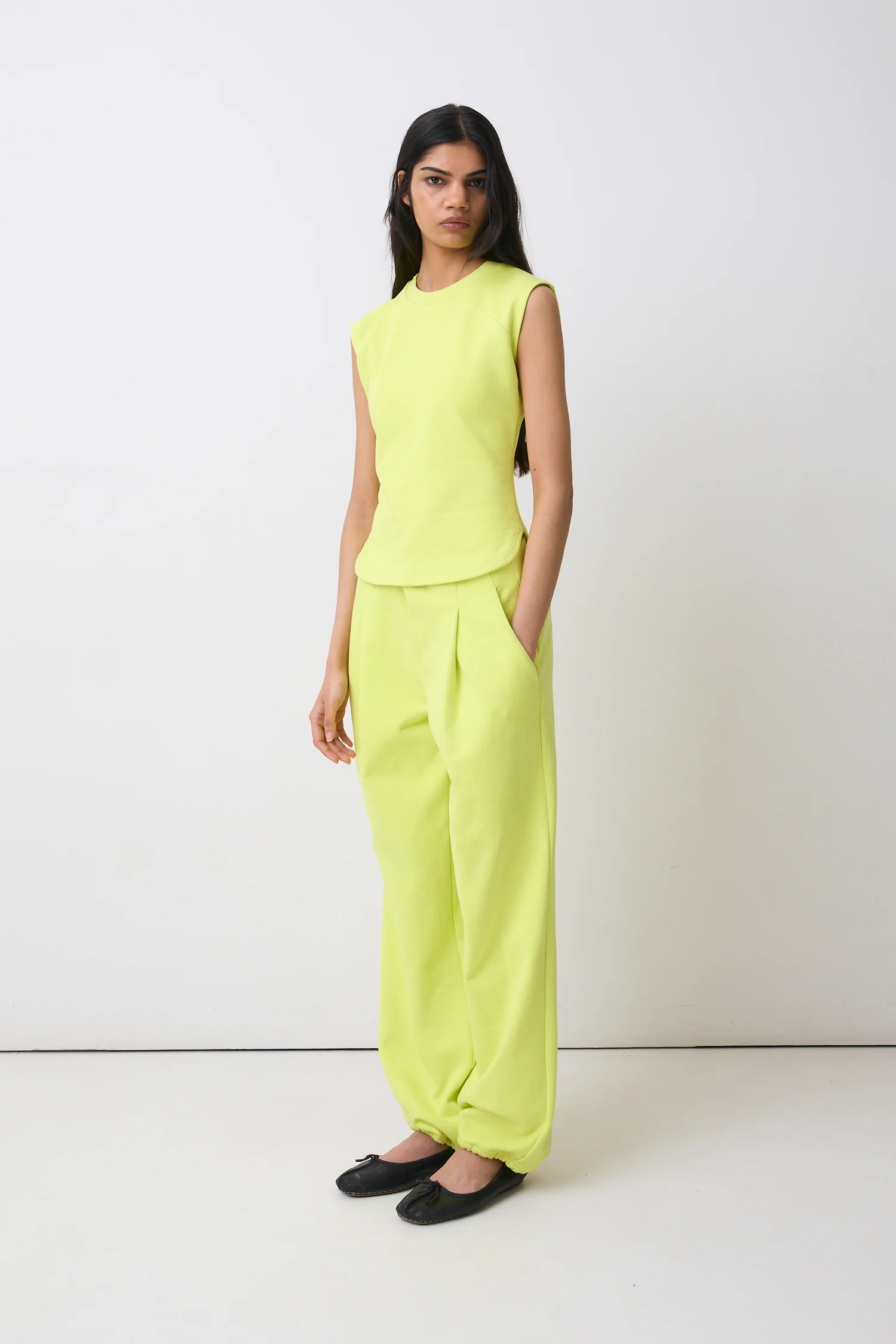 Trixie Sweat Trousers, Highlighter - Image 5